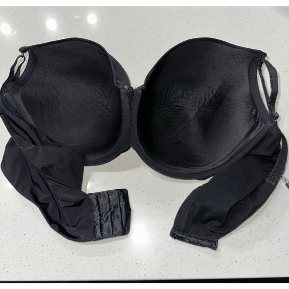 Torrid Curve Bra 360 Back Smoothing Lightly Lined Underwire T shirt BLack 48D - Picture 6 of 6